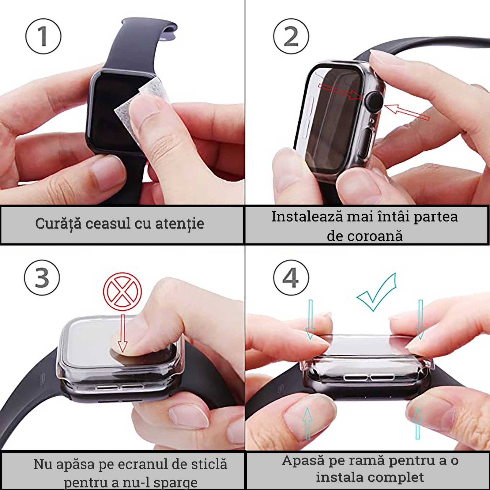 Folie de sticla securizata Apple Watch