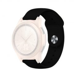 Curea din silicon neagra WatchBand™ Pin Band Samsung Galaxy Watch Huawei GT 3