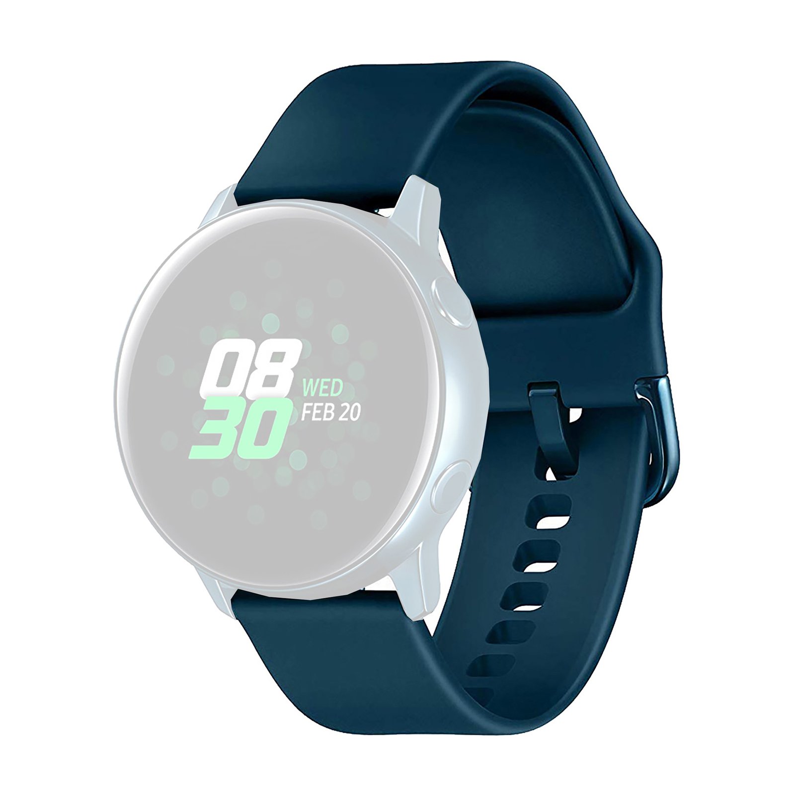 Curea din silicon albastra Classica band pentru Samsung Galaxy Watch si Huawei Watch WatchBand