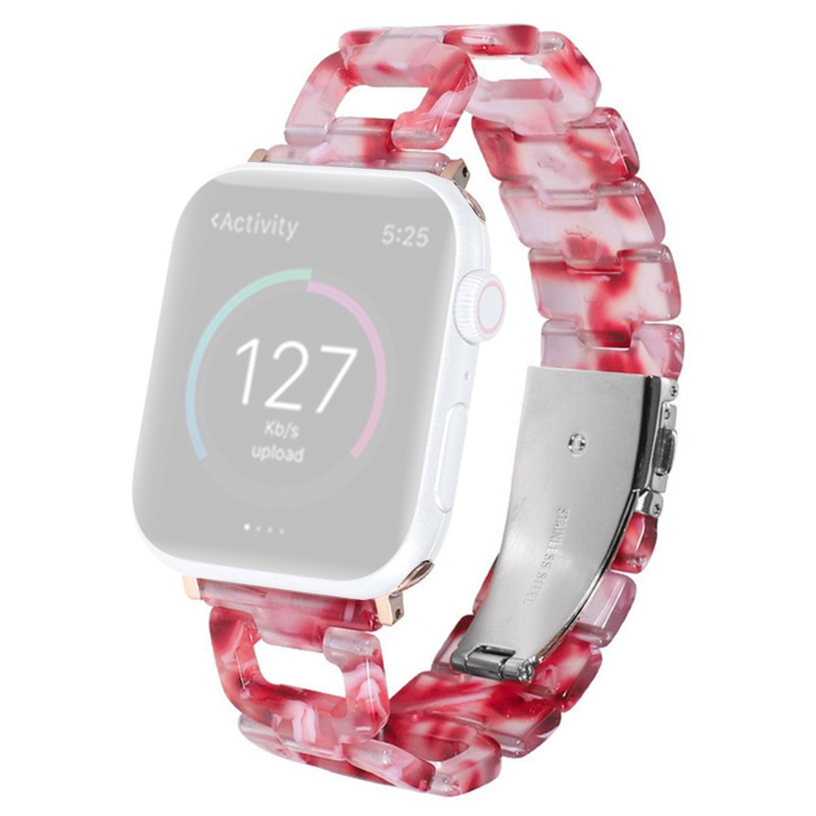 Curea din amber WatchBand™ Echo, Compatibila cu Apple Watch 1/2/3/4/5/6/7/SE/Nike+