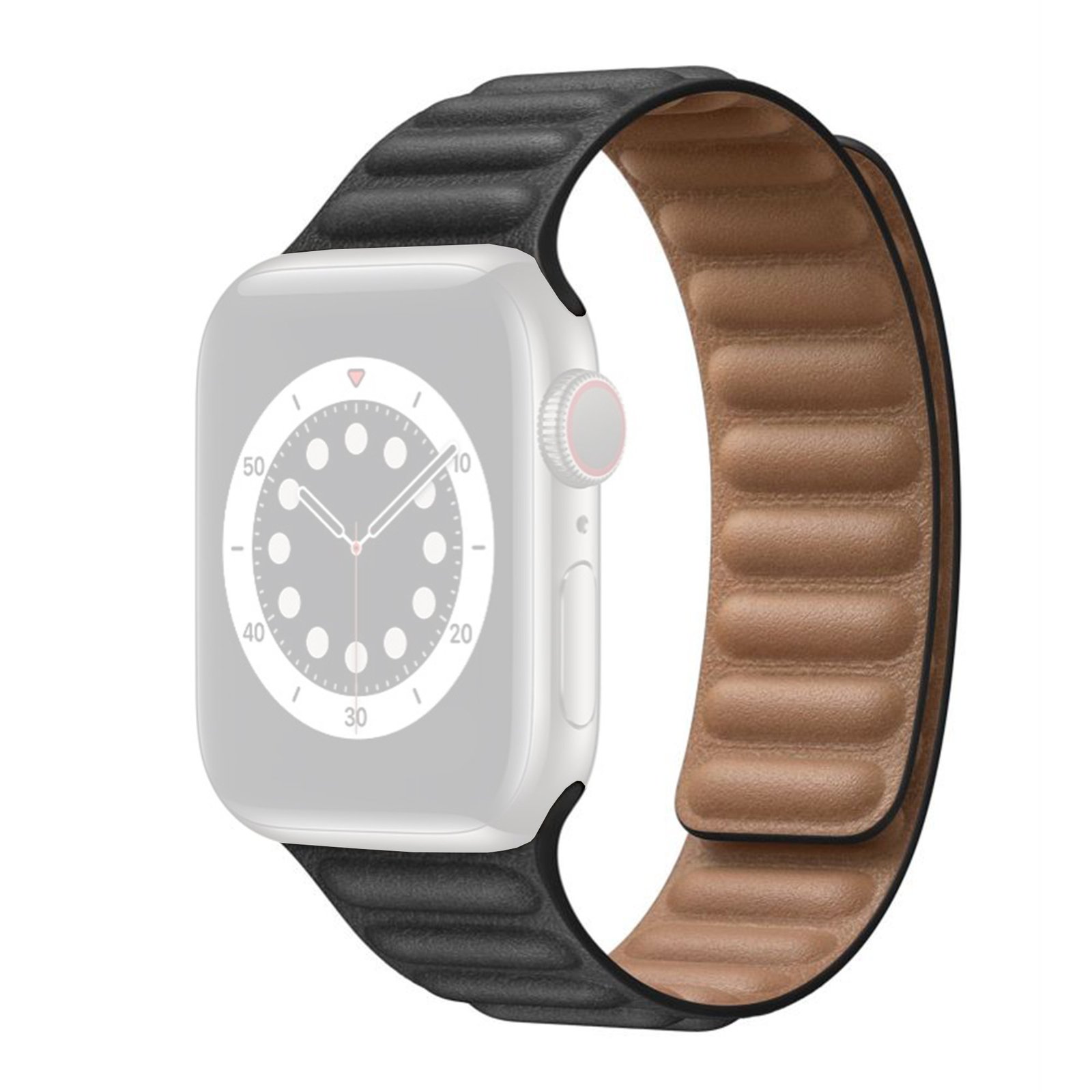 Curea din piele ecologica WatchBand™ Infinite, Compatibila cu Apple Watch 1/2/3/4/5/6/7/SE/Nike+