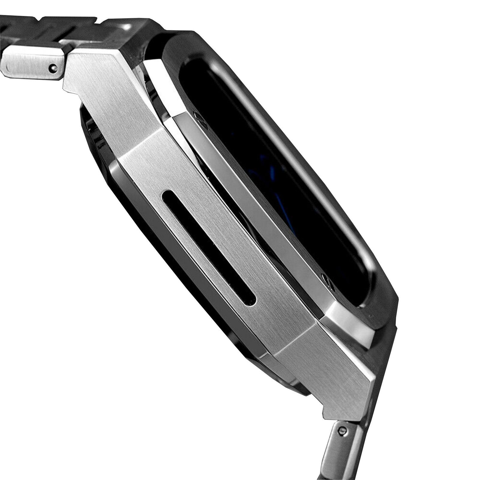 Curea metalica WatchBand™ Chronos, Compatibila cu Apple Watch 1/2/3/4/5/6/7/SE/Nike+