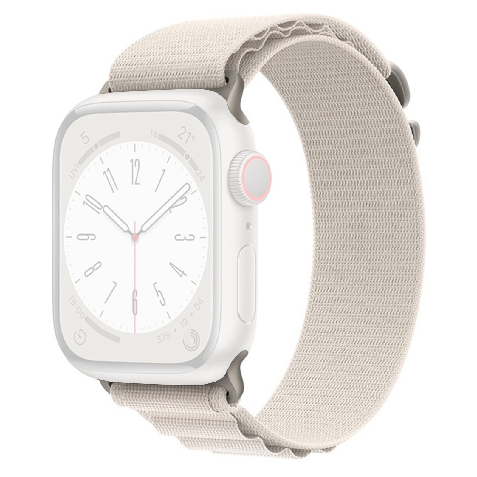 Curea din material textil WatchBand™ Alpine, Compatibila cu Apple Watch 1/2/3/4/5/6/7/8/SE/Nike+/Ultra