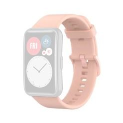 Curea din silicon WatchBand™ H21, compatibila cu Huawei Watch Fit 2021 - Roz