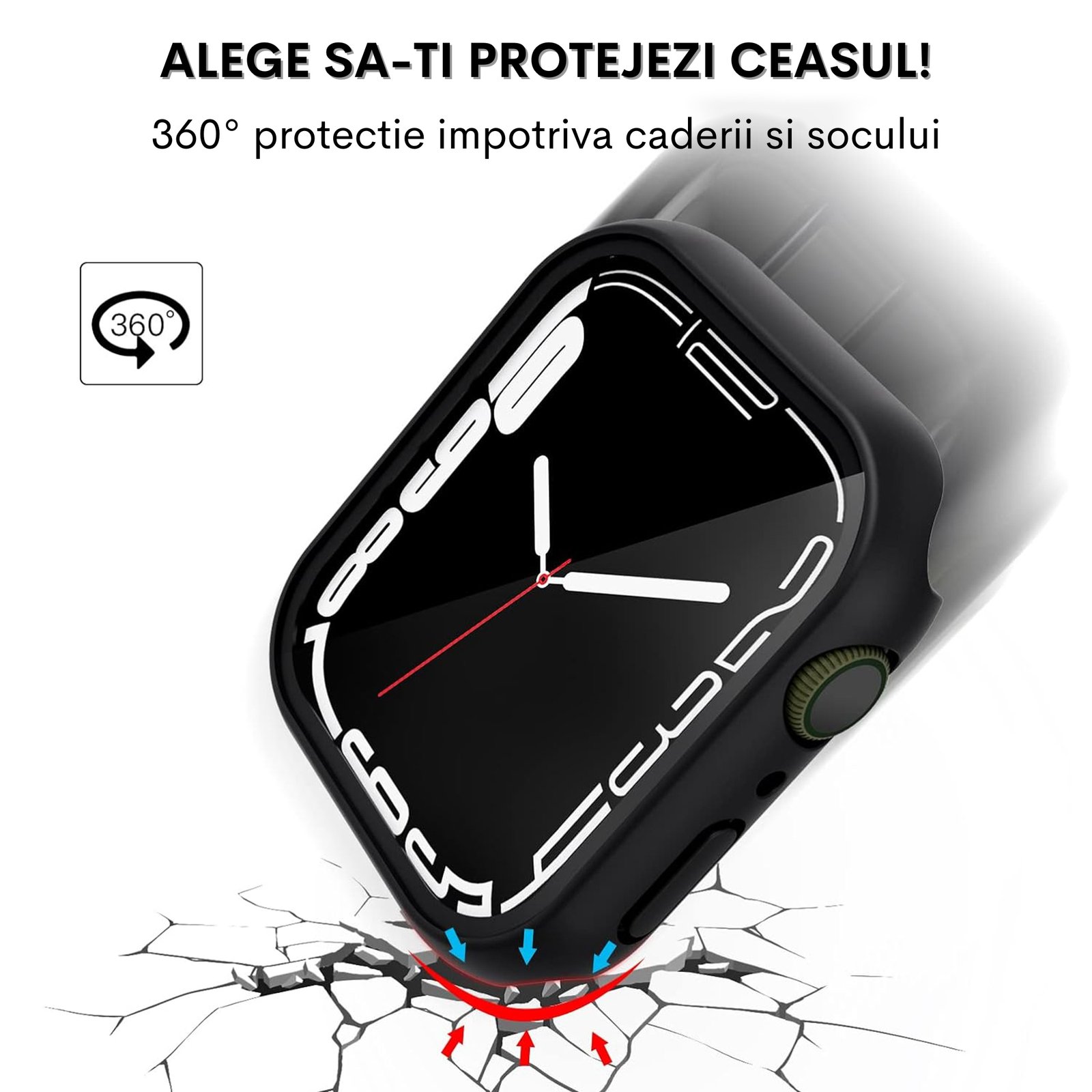 Carcasa de protectie fara sticla Apple watch