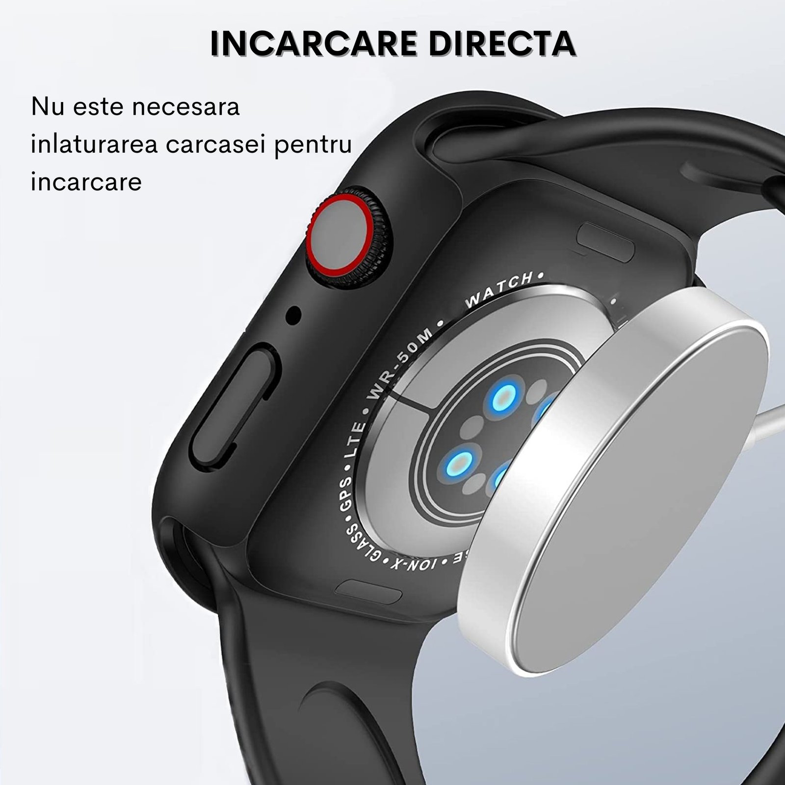 Carcasa de protectie fara sticla Apple watch
