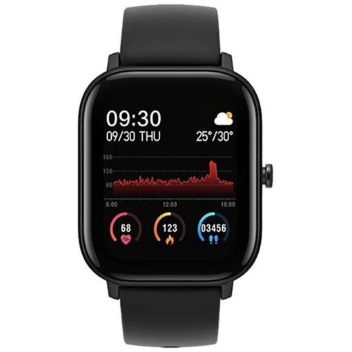 Smartwatch Masurare Puls, Tensiune Arteriala, Saturatie Oxigen, Rezistent la Apa, Notificari Apeluri si Mesaje, Control Camera si Muzica, Multiple Moduri de Sport