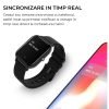Smartwatch Masurare Puls, Tensiune Arteriala, Saturatie Oxigen, Rezistent la Apa, Notificari Apeluri si Mesaje, Control Camera si Muzica, Multiple Moduri de Sport
