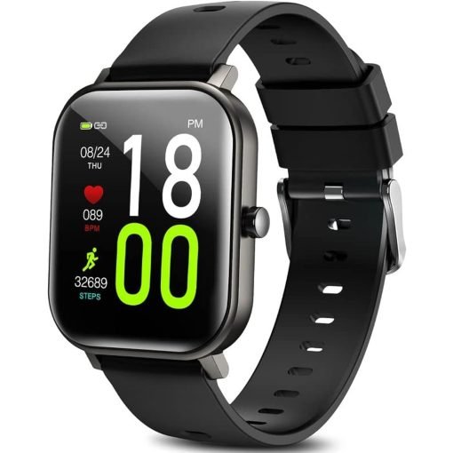 Smartwatch Masurare Puls, Tensiune Arteriala, Saturatie Oxigen, Rezistent la Apa, Notificari Apeluri si Mesaje, Control Camera si Muzica, Multiple Moduri de Sport